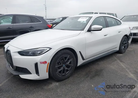 2024 BMW I4 Gran Coupe Edrive40 z USA, uszkodzony, nr VIN WBY73AW06RFR80412